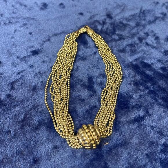 Vintage Metal Necklace Silver - Picture 2 of 6